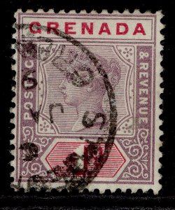 GRENADA QV SG49, ½d mauve & carmine, FINE USED.