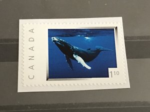 Canada Post Picture Postage * Whale * $1.10 denomination