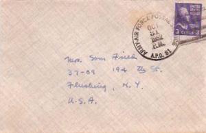 United States A.P.O.'s 3c Jefferson Prexie 1952 Army-Air Force Postal Service...