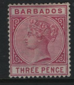 BARBADOS 63   MINT HINGE   QUEEN VICTORIA ISSUE