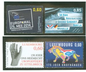 Luxembourg #1377-1380 Mint (NH) Single (Complete Set)