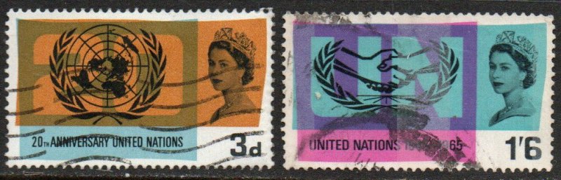 Great Britain Sc #440-441 Used