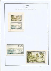 STAFFA - 1982 - Old New York - Sheets - Mint Light Hinged -Private Issue