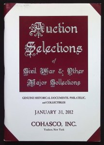 Cohasco-Auction Selections of Civil War & Other Major Collections