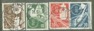 Germany #698-701 Used Single (Complete Set) (Train)