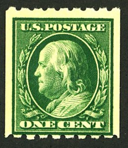 U.S. #390 MINT-VF OG HR