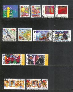 GUERNSEY Europa (58) All Mint Unused Stamps Most Lightly Hinged