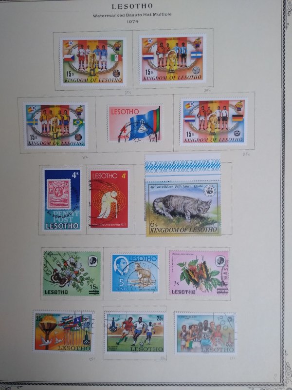 collection on pages Lesotho JO: CV $48