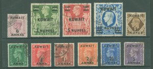 Kuwait #72-81A  Single (Complete Set)