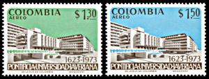 Colombia C581-C582, MNH, 350th Anniversary of Xavier University, Bogota