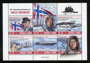 SIERRA LEONE 2023 95th MEMORIAL ANNIVERSARY OF ROALD AMUNDSEN SHEET MINT NH