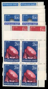 Haiti #424-427 C119-121 Cat$37.40, 1958 International Geophysical Year, compl...