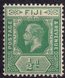 Fiji 1912 - 23 KGV 1/2d Green Umm SG 126 Die 1 ( G737 )