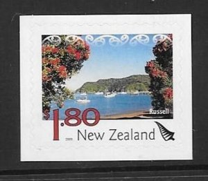 NEW ZEALAND SG3156  2009 $1 LANDSCAPERS SELF ADHESIVE MNH