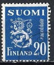 Finland; 1950: Sc. # 296: Used Single Stamp