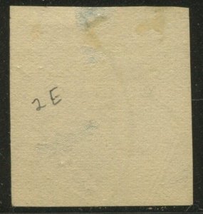Confederate States 2e Stone Y Used Margin Stamp BX5210