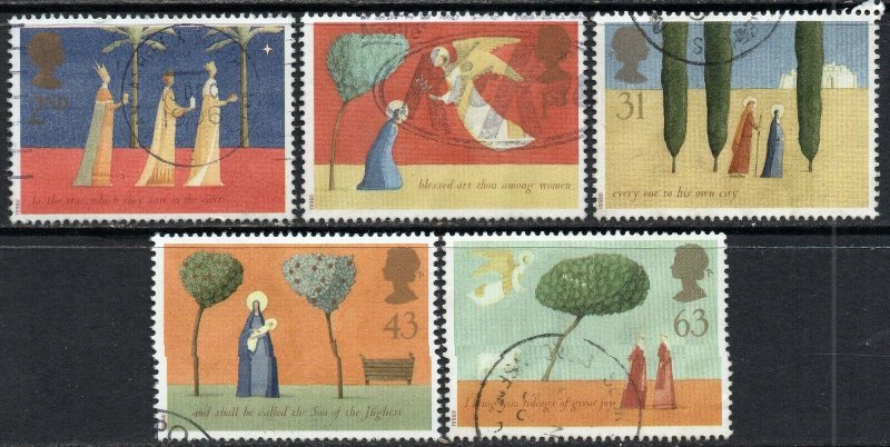 1996 Sg 1950/54 Christmas Used Set of 5