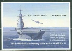 SIERRA  LEONE IMPERF 50th ANNIVERSARY VJ DAY END OF WW II  S/S  SC#1805  MINT NH