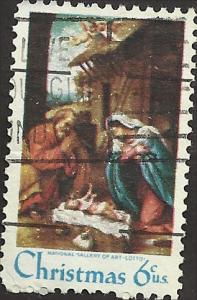 # 1414a USED PRE-CANCEL NATIVITY SCENE