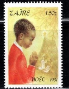 Zaire - #1038 Christmas 1981 - MNH