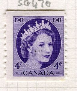 CANADA; 1954 early QEII issue Coil Stamp fine mint 4c. value