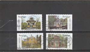 Sweden  Scott#  2464a-2464d  Used  (2003 Garden Pavilions)