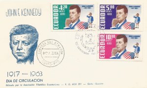 Kennedy Ecuador FDC #!