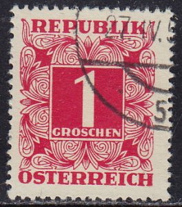 Austria - 1949 - Scott #J232 - used - Numeral