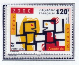 French Polynesia 2001 - Year of the Ancient Language  - MNH  single  #  789