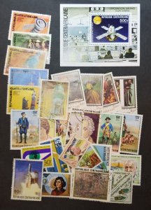 CENTRAL AFRICA Used CTO Stamp Lot T2420