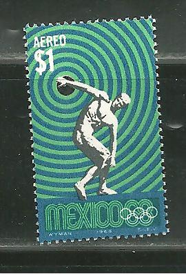 Mexico C-341 MNH Olympics Discobolus