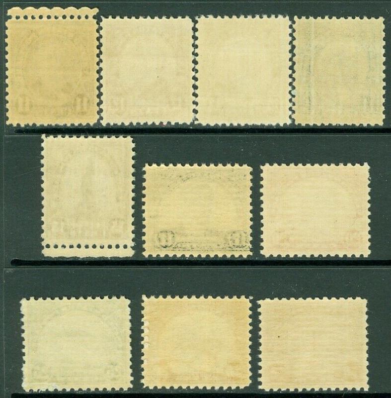 EDW1949SELL : USA 1931 Scott #692-701 VF-XF, Mint Never Hinged. Catalog $137.00.