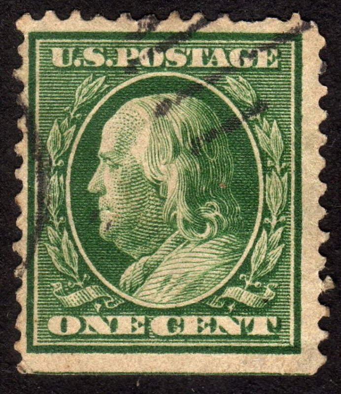 1908, US 1c, Benjamin Franklin, Used, Sc 331