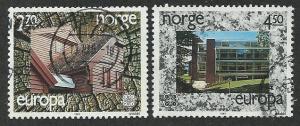 Norway  Scott 905-906  Used  Complete