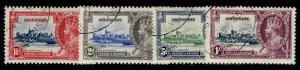 ASCENSION GV SG31-34, 1935 SILVER JUBILEE set, FINE USED. Cat £110.