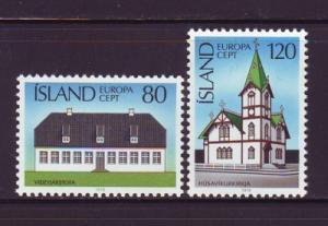 Iceland Sc 506-7 1978 Europa stamp set mint NH