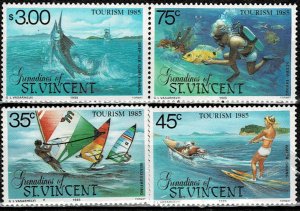 ST VINCENT  AND GRENADINES 1985 TOURISM MNH