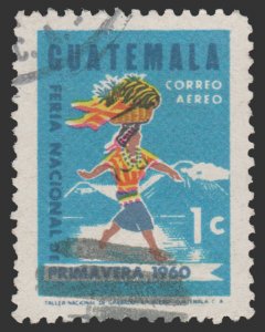 GUATEMALA STAMP 1963 SCOTT # C270. USED.