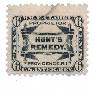 RS57d William E. Clarke Hunt’s Remedy U.S. Internal Revenue, 1879, Providence RI