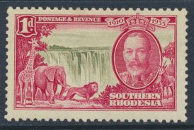 Southern  Rhodesia  SG 31 SC# 33  MH  Silver Jubilee  see scans  and detail 