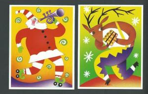 2003 UX401-404 Set Of 4 Mint Holiday Music Maker Postal Cards W/20c Stamp