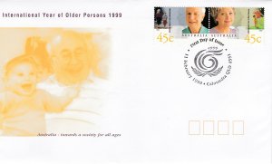 Australia # 1726a, International Year of Older Persons,  First Day Cover