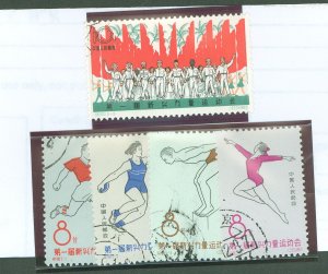 China (PRC) #732-736 Used Single (Complete Set)