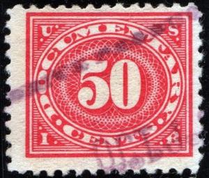 R238 50¢ Documentary Stamp (1917) Used