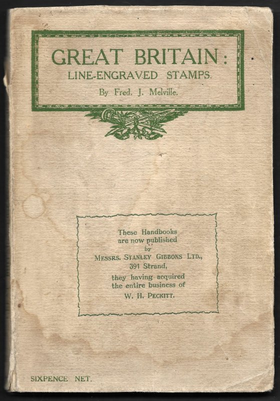 Doyle's_Stamps: Melville's 1910 Great Britain Line Engraved Stamps, 2nd Edition