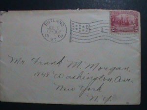​UNITED STATES-1907 SC#329 OVER 116 YEARS OLD-FOUNDING OF JAMES TOWN COVER VF