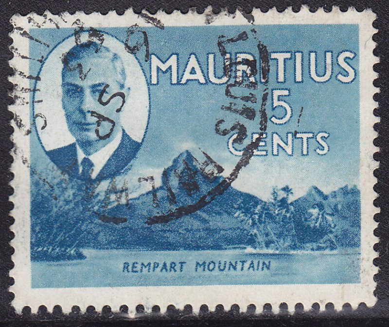 Mauritius 239 Rempart Mountain 1950