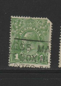 AUSTRALIA #22  1922  KING GEORGE V       F-VF USED  a