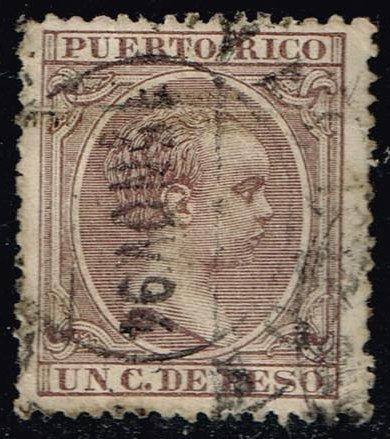 Puerto Rico #97 King Alfonso XIII; Used (0.45)