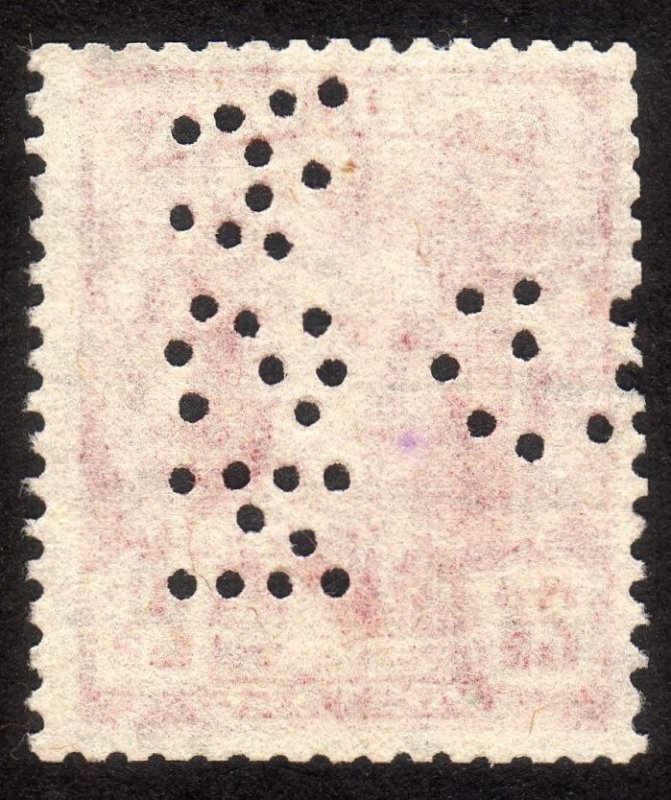 1942, Australia 2 1/2p Used, perfin, Sc 194